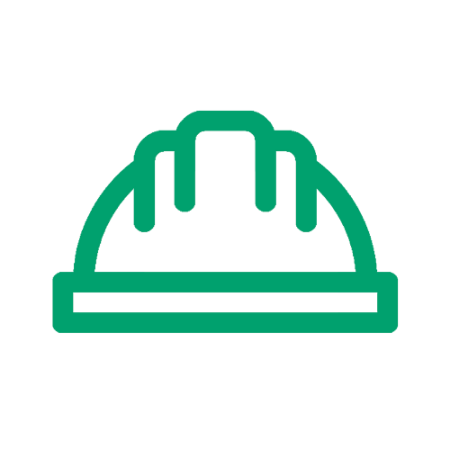 icono de un casco de obra